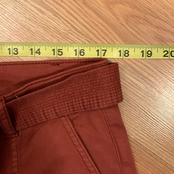 WHBM GUC Brick Red Straight Crop Pants - Picture 8 of 11
